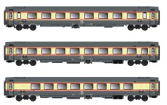 ACME 55221 - H0 - 3-tlg. Set Personenwagen TEE 92/93 Adriatico, Ep. IV, FS - Set 2